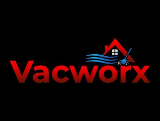 Vacworx logo design by pixalrahul