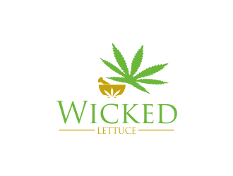 Wicked Lettuce logo design by qqdesigns