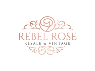 Rebel Rose - Resale & Vintage logo design by jaize