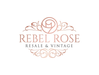 Rebel Rose - Resale & Vintage logo design by jaize