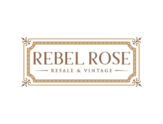 Rebel Rose - Resale & Vintage logo design by zakdesign700