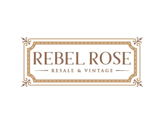 Rebel Rose - Resale & Vintage logo design by zakdesign700