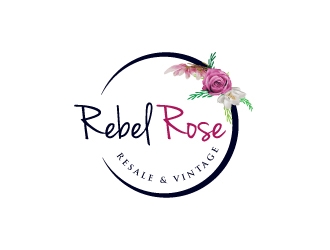 Rebel Rose - Resale & Vintage logo design by zakdesign700