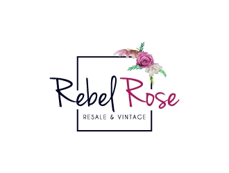 Rebel Rose - Resale & Vintage logo design by zakdesign700