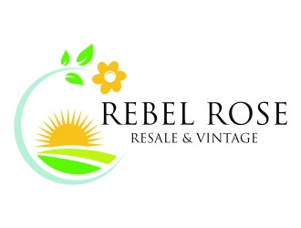 Rebel Rose - Resale & Vintage logo design by jetzu