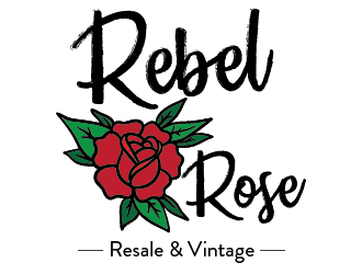 Rebel Rose - Resale & Vintage logo design by GraemeGraphics