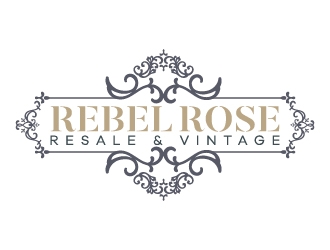 Rebel Rose - Resale & Vintage logo design by KDesigns