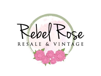 Rebel Rose - Resale & Vintage logo design by J0s3Ph