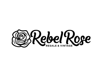 Rebel Rose - Resale & Vintage logo design by maseru