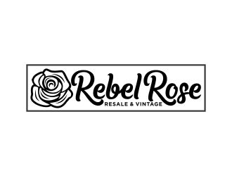 Rebel Rose - Resale & Vintage logo design by maseru