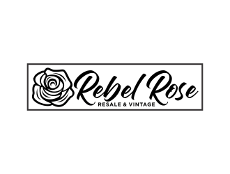 Rebel Rose - Resale & Vintage logo design by maseru