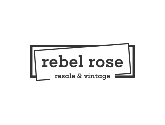 Rebel Rose - Resale & Vintage logo design by Gravity