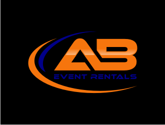 AB Event Rentals logo design by EkoBooM