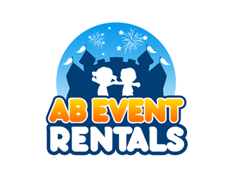 AB Event Rentals logo design by kunejo
