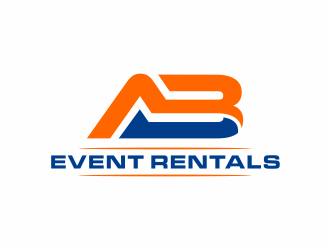AB Event Rentals logo design by santrie
