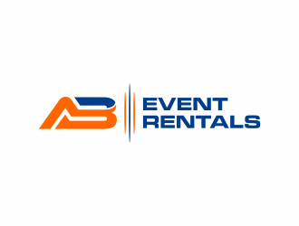 AB Event Rentals logo design by santrie