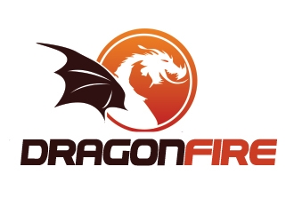 DragonFire logo design by ElonStark