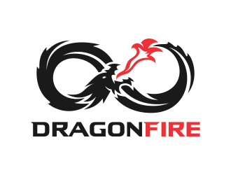 DragonFire logo design by mikael