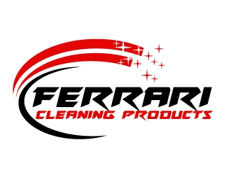 Ferrari Cleaning Products logo design by ElonStark