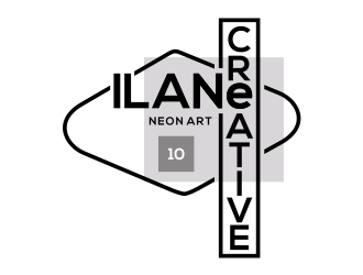 Ilan Creative Neon Art logo design by cintoko