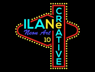 Ilan Creative Neon Art logo design by MAXR
