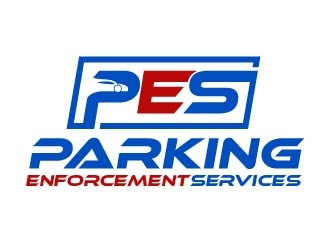 parking enforcement services - PES logo design by shravya
