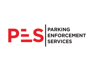 parking enforcement services - PES logo design by Greenlight