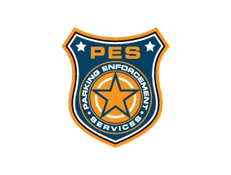 parking enforcement services - PES logo design by desynergy