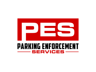 parking enforcement services - PES logo design by lexipej