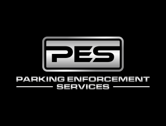 parking enforcement services - PES logo design by hidro