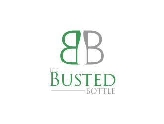 The Busted Bottle logo design by qqdesigns