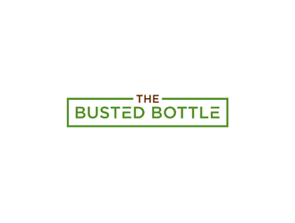 The Busted Bottle logo design by alby
