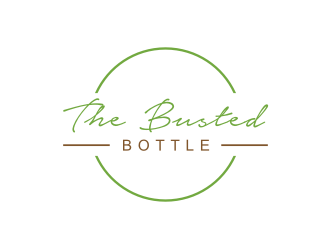 The Busted Bottle logo design by tejo