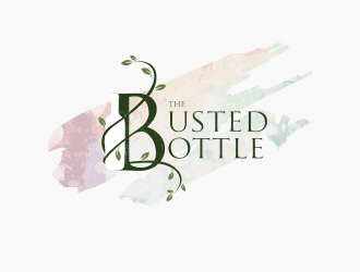 The Busted Bottle logo design by schiena