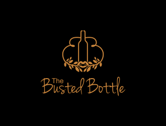 The Busted Bottle logo design by SmartTaste