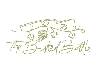 The Busted Bottle logo design by duahari