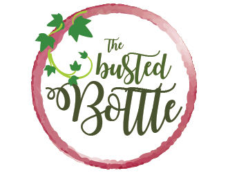The Busted Bottle logo design by GraemeGraphics