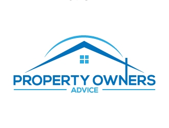 Property Owners Advice logo design by Akhtar