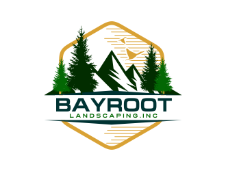 BayRoot Landscaping Inc. logo design by AisRafa