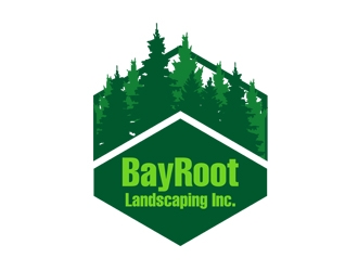 BayRoot Landscaping Inc. logo design by Kebrra