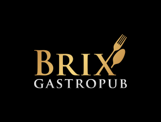 Brix Gastropub logo design by lexipej