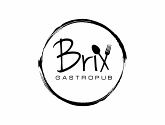 Brix Gastropub logo design by afra_art