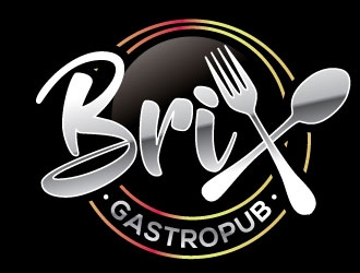 Brix Gastropub logo design by logopond