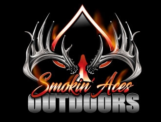 Smokin’ Aces Outdoors logo design by Suvendu