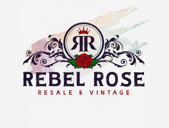 Rebel Rose - Resale & Vintage logo design by schiena
