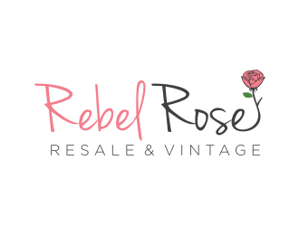 Rebel Rose - Resale & Vintage logo design by ohtani15