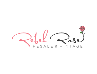 Rebel Rose - Resale & Vintage logo design by ohtani15