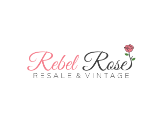 Rebel Rose - Resale & Vintage logo design by ohtani15