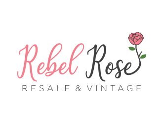 Rebel Rose - Resale & Vintage logo design by ohtani15
