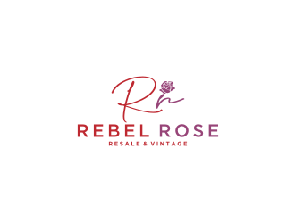 Rebel Rose - Resale & Vintage logo design by bricton